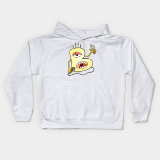 Funny Alphabet Lore Letter B Kids Hoodie